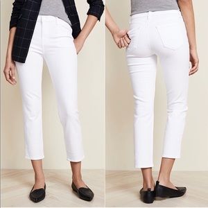 J Brand | Ruby High Rise Crop Cigarette Blanc 27